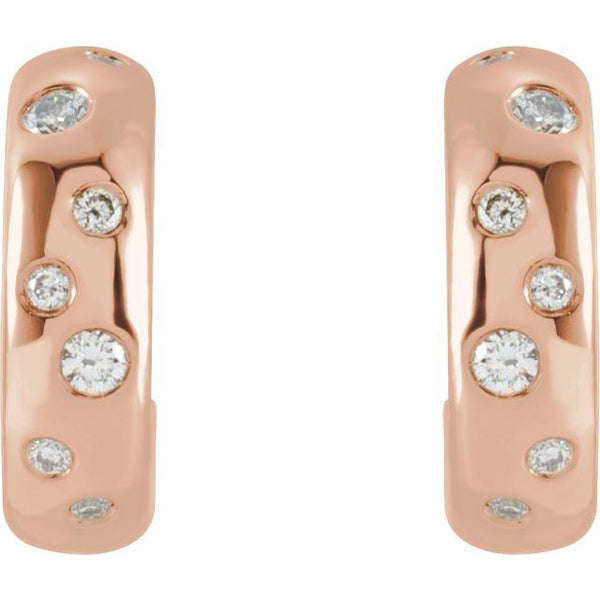 Hoop Huggie Earrings
