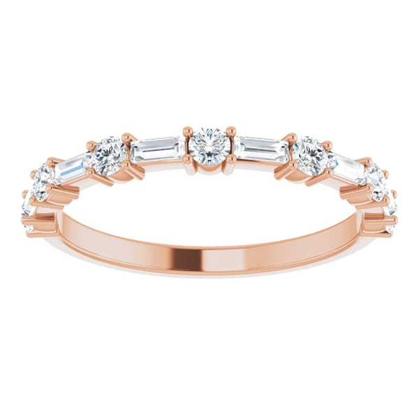 Baguette and Round Band