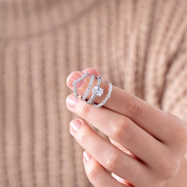 Baguette and Round Band