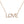 Load image into Gallery viewer, &quot;love&quot; diamond block necklace
