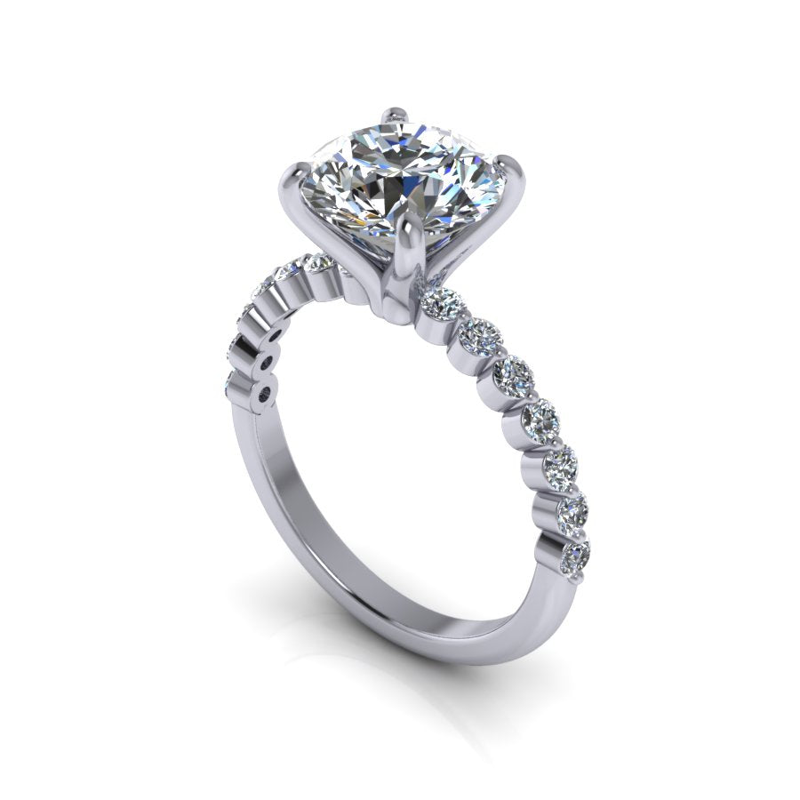 The Radiance of Love: Exploring the 8-Carat Christian Cut Vintage Engagement  Ring | Diamond Registry