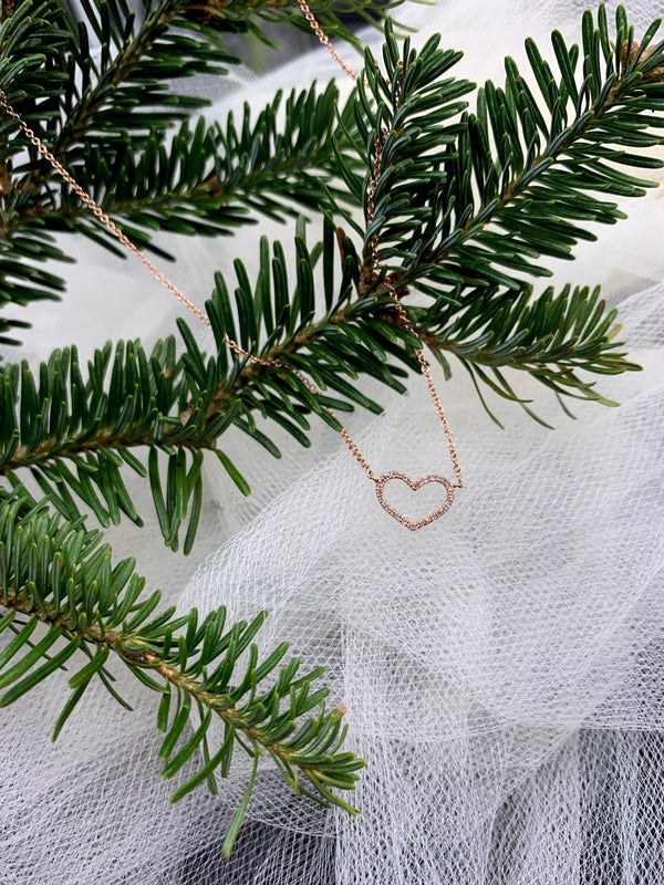 Heart Diamond Outline