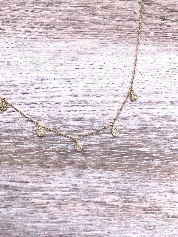 Teardrop Drop Necklace