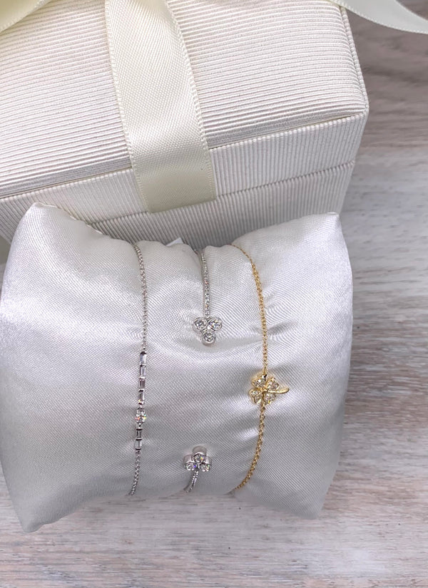 Baguette and Round Bracelet