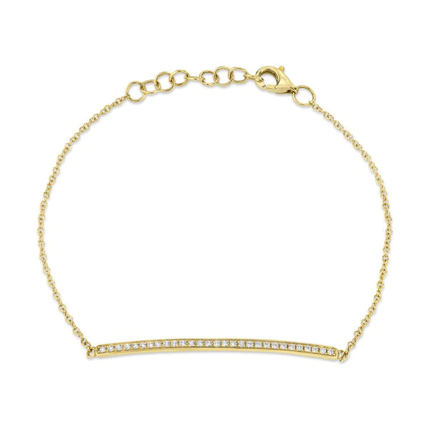 Diamond Bar Bracelet