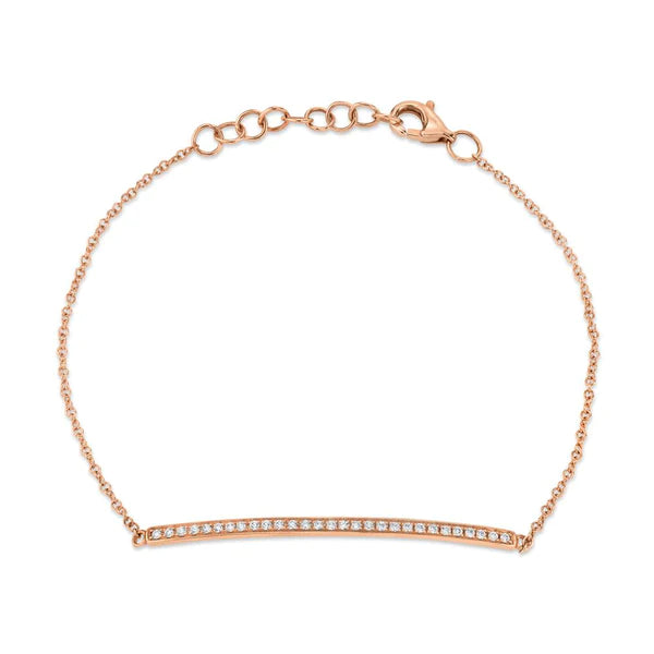 Diamond Bar Bracelet