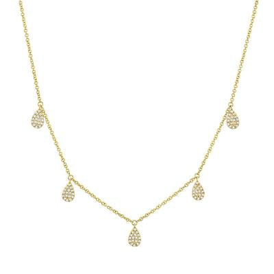 Teardrop Drop Necklace
