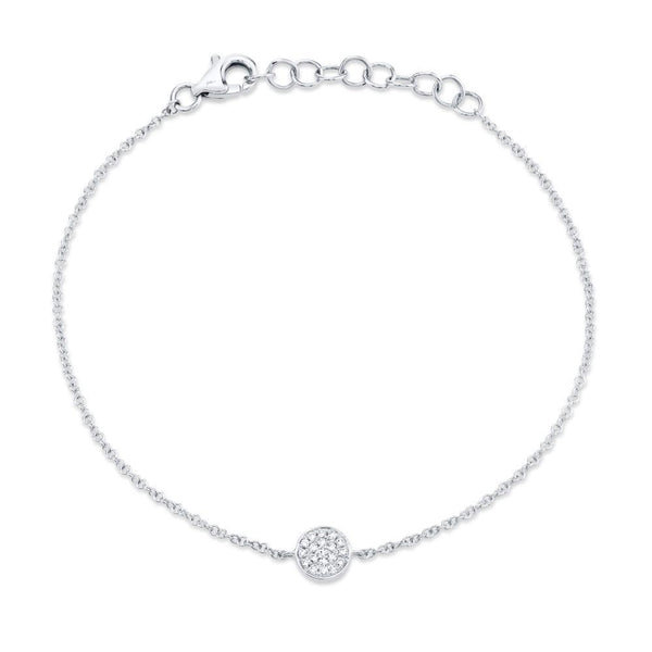 Circle Diamond Pave Bracelet