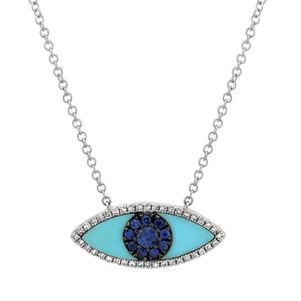 Turquoise Eye Necklace