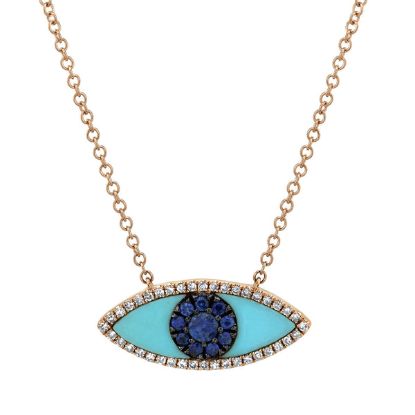 Turquoise Eye Necklace
