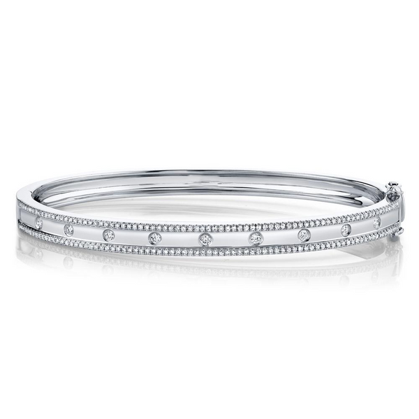 Diamond Bar Bangle