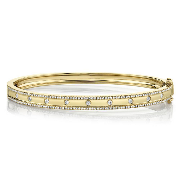 Diamond Bar Bangle