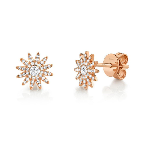 Starburst Diamond Earrings