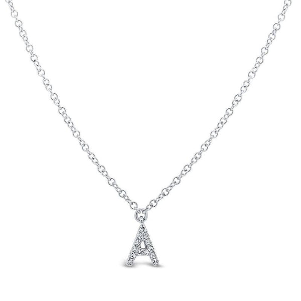 9ct Gold Diamond Initial 'j' Block Pendant | Angus & Coote