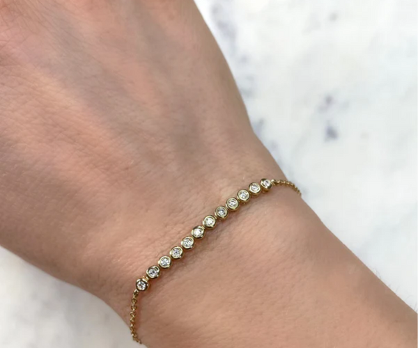 Diamond Bezel Bracelet