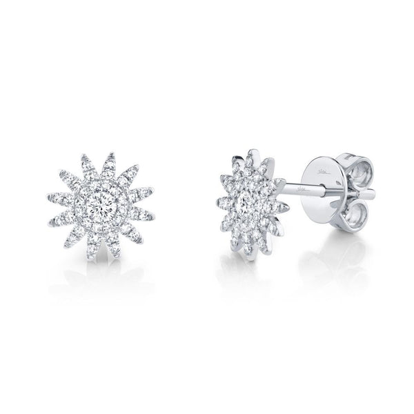 Starburst Diamond Earrings