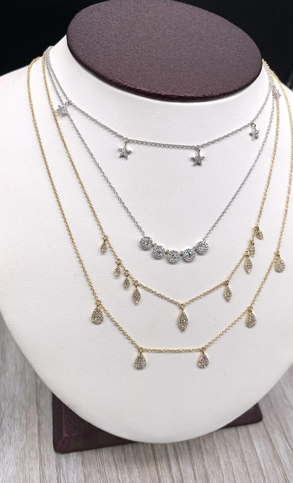 Teardrop Drop Necklace