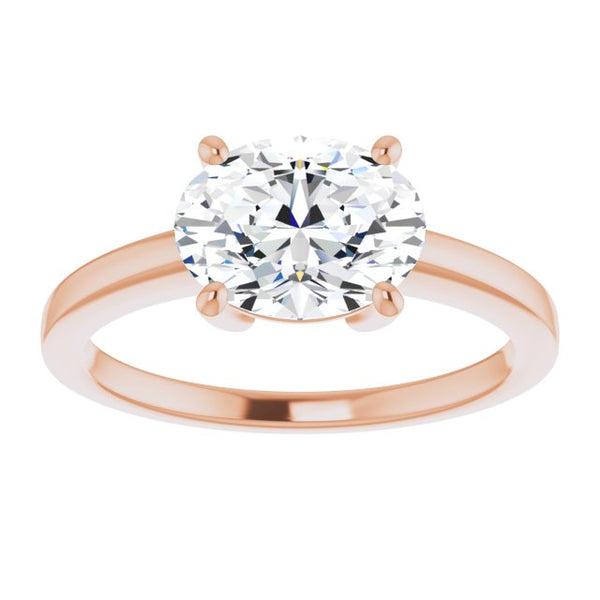 East-West Oval Solitaire