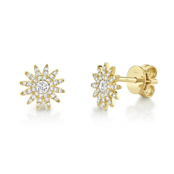Starburst Diamond Earrings